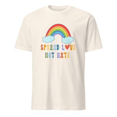 Image of LOVE not hate Unisex T-Shirt