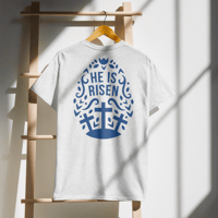 Image 2 of DryBlend® T-Shirt (Jesus) he has risen