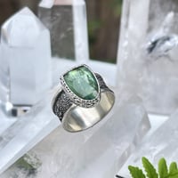 Image 2 of Green Kyanite Ring~Sz 7.25/7.5