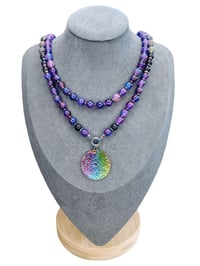 Image 3 of Rainbow Galaxy Moon Mala