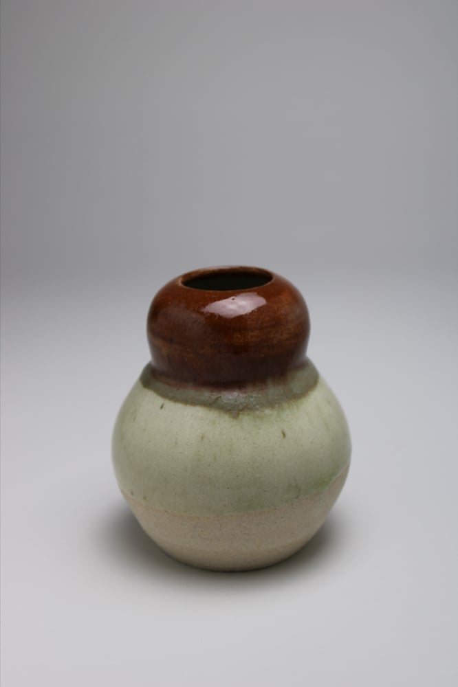 Image of SMALL - Bubble Vase (Brown & Green)