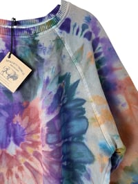 Image 8 of M 100% Cotton French Terry Sweatsuit Set in Autumn Spiral Ice Dye