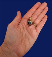 Image 3 of Tiny Black Cat Pendant 