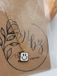Image 1 of Smile face necklace 