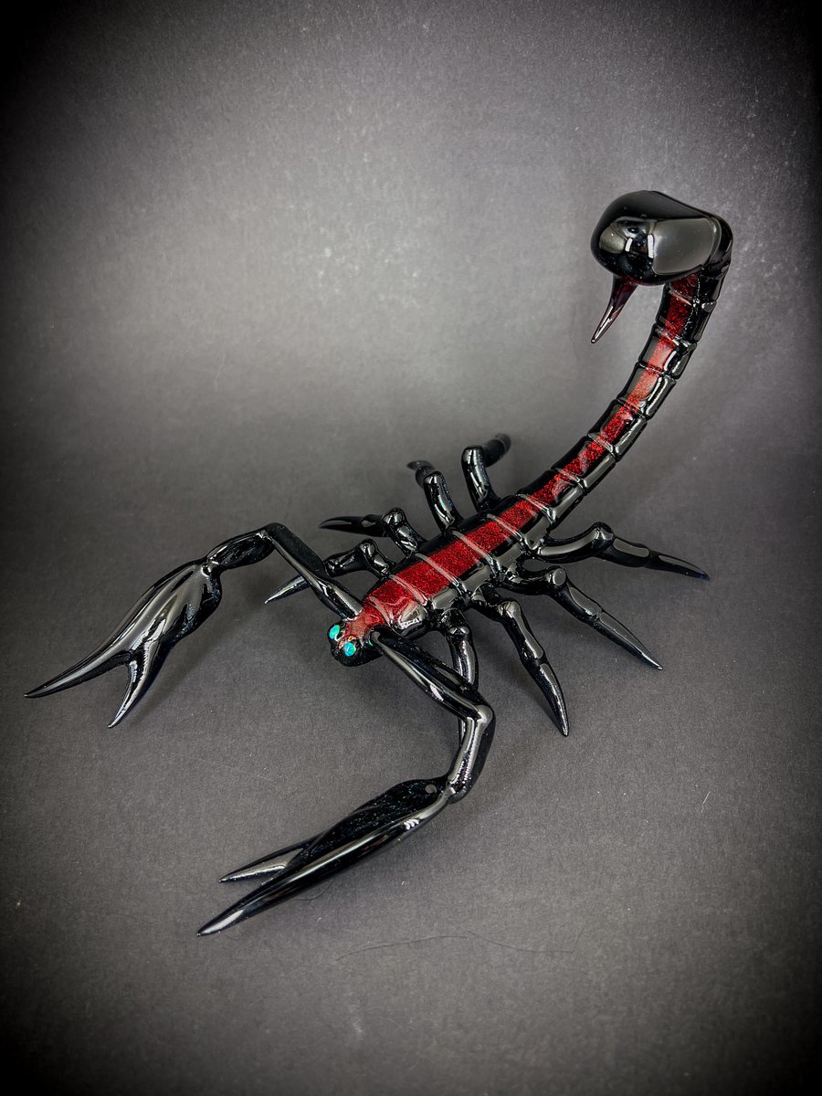 Image of Black & Red Dichroic Scorpion