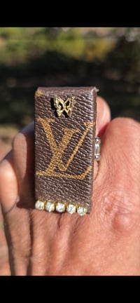 Image 4 of Emerald Green with classic Fedora Drip- HAT with plain Ring