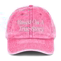 Image 3 of Trubledera Based on a true story Vintage Cotton Twill Cap