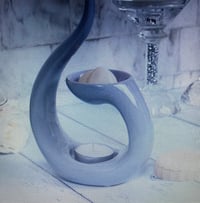 The Swirl Ceramic Wax Melter - small 18cm grey
