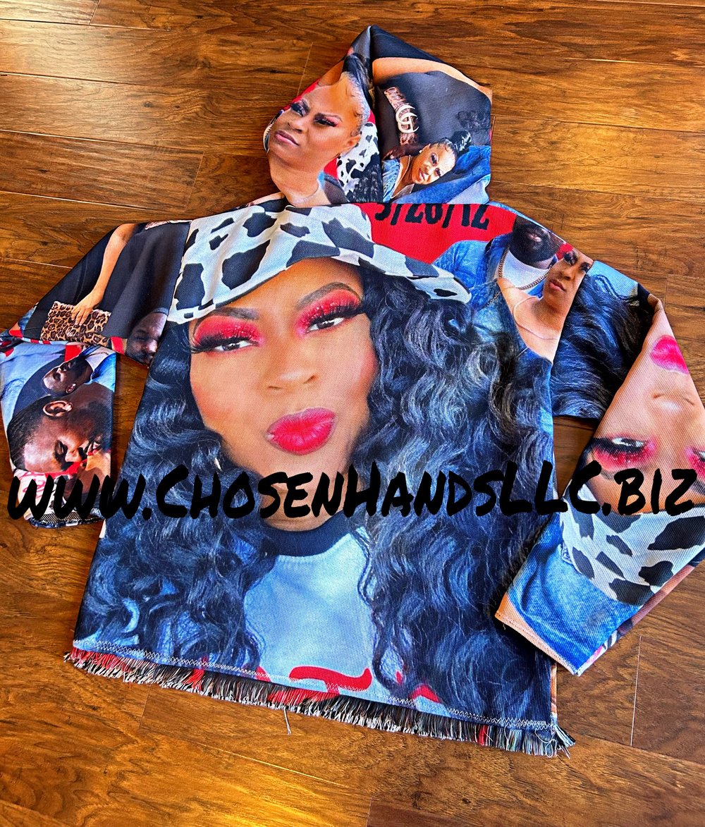 Image of Custom Tapestry Hoodie (Adult)