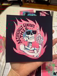 Image 1 of Anti-AI Skeleton Prints