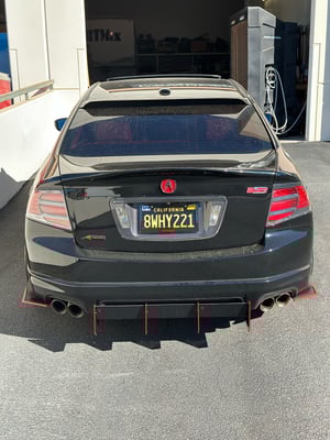 Image of Acura TL Type S V2 rear diffuser (center ONLY)
