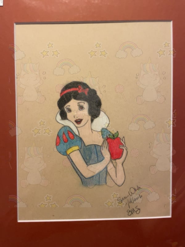 Image of Snow White and Dwarves Character Art