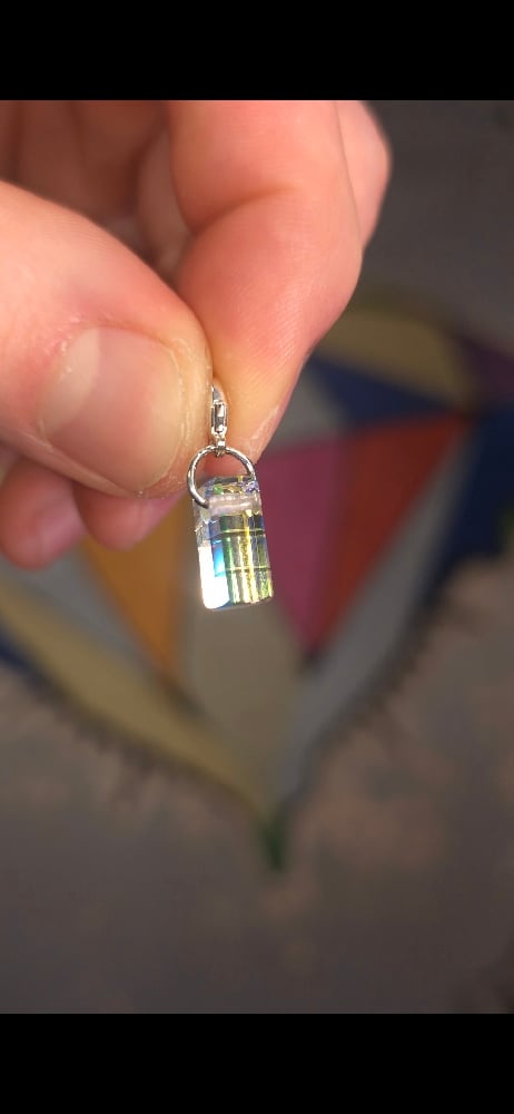 Image of Mini dichro stack charm 