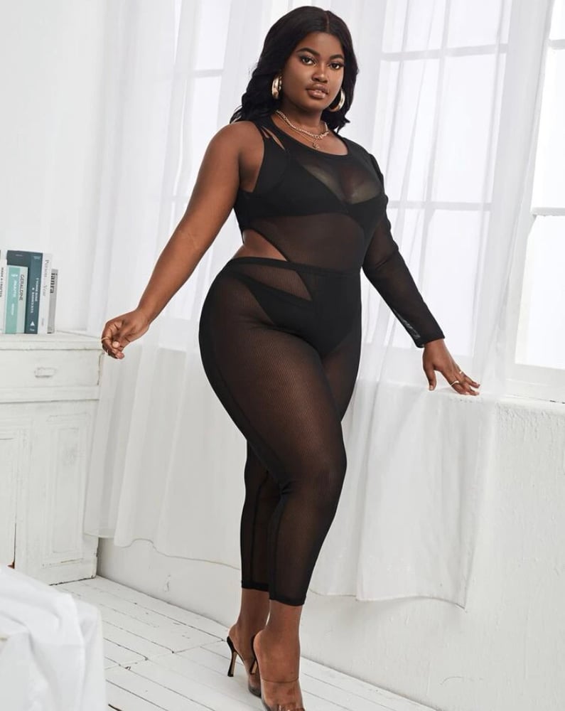 Image of See though body set