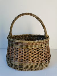 Image 1 of Zig zag weave shopping basket 