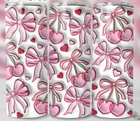 Bow & cherry 3D 20oz tumbler