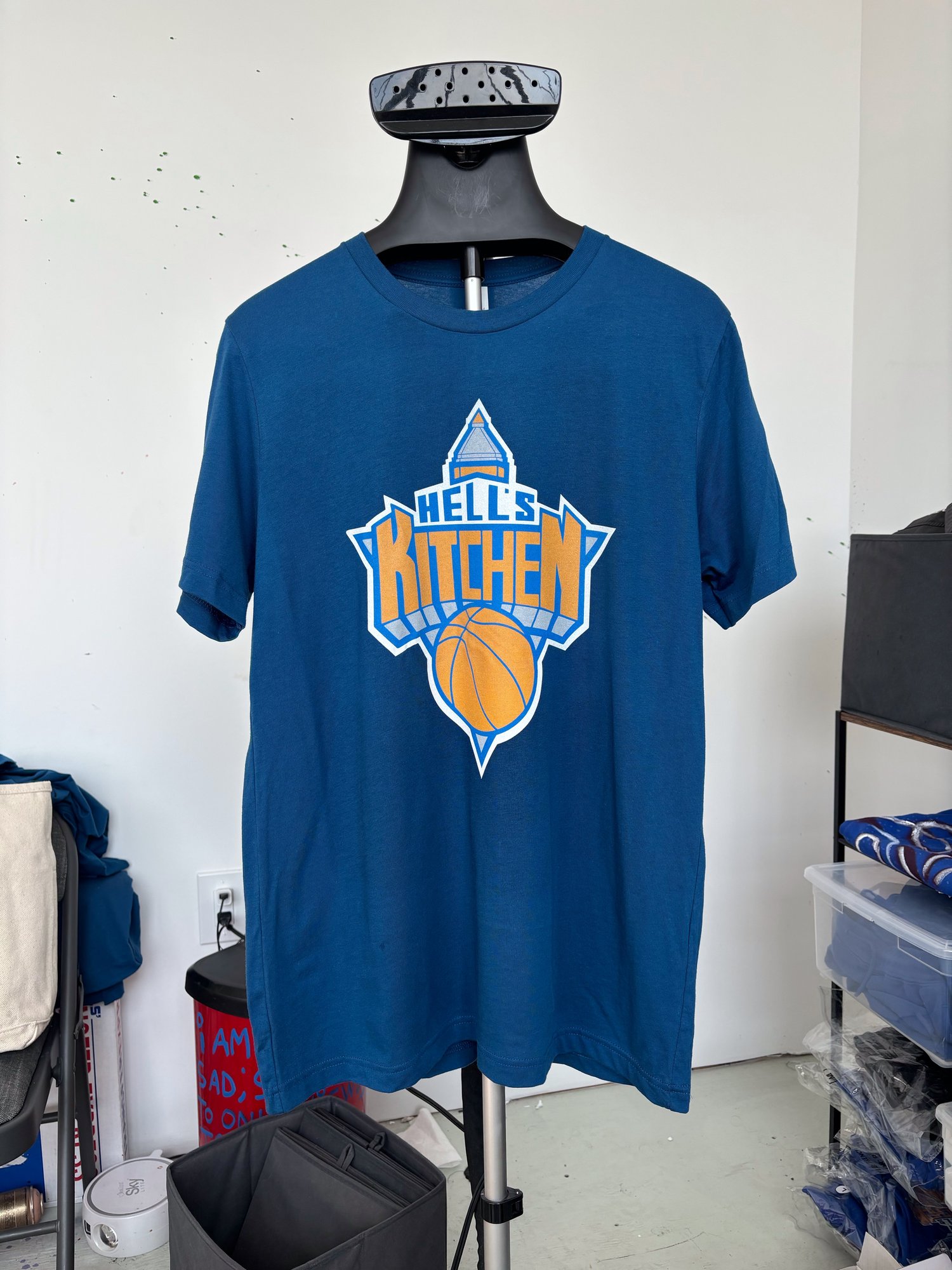 Image of Knicks Hells Kitchen Shirt (BLUE)