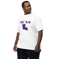 Image 3 of LSU - Unisex garment-dyed heavyweight t-shirt