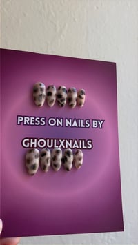 Image 2 of Blonde Tortoise Nails (MEDIUM ALMOND) 