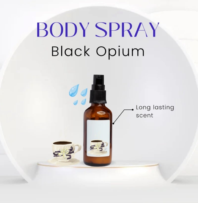 Image of Black opium body spray 