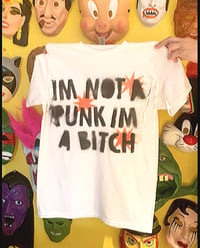 I'm not a punk i'm a bitch
