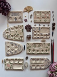 Image 8 of Palette en céramique 🎨  Lune bleue 🩵