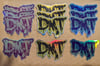 DMT holographic logo sticker pack 