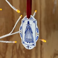 Image 1 of Small Welsh Lady Decoration B
