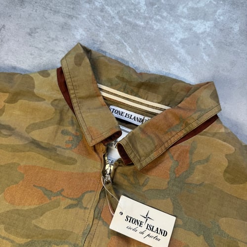 Image of BNWT 1990 Stone Island Ice Camo Jacket, Size XL