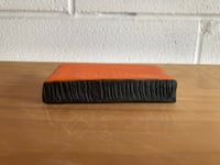 Image 2 of Beat Up Mixtape Ceramic Sculpture Orange & Black