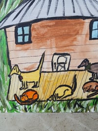 Image 7 of Dogs And Cat On Porch