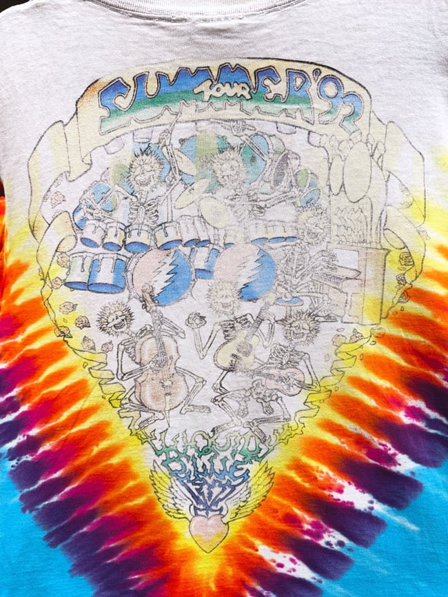 Grateful Dead 1992 Summer Tour T-Shirt - Size L (read)