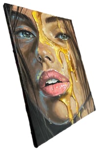 Image 2 of “SWEET HONEY” ORIGINAL PAINTING BY NIKITA ROSALIND 12”x16”