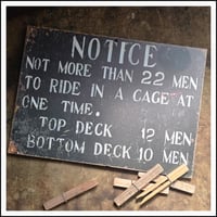 Image 1 of Reproduction vintage style signage (1)