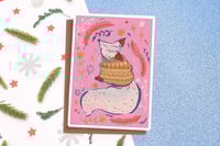 Image 2 of Winter Fox Plantable Christmas Cards