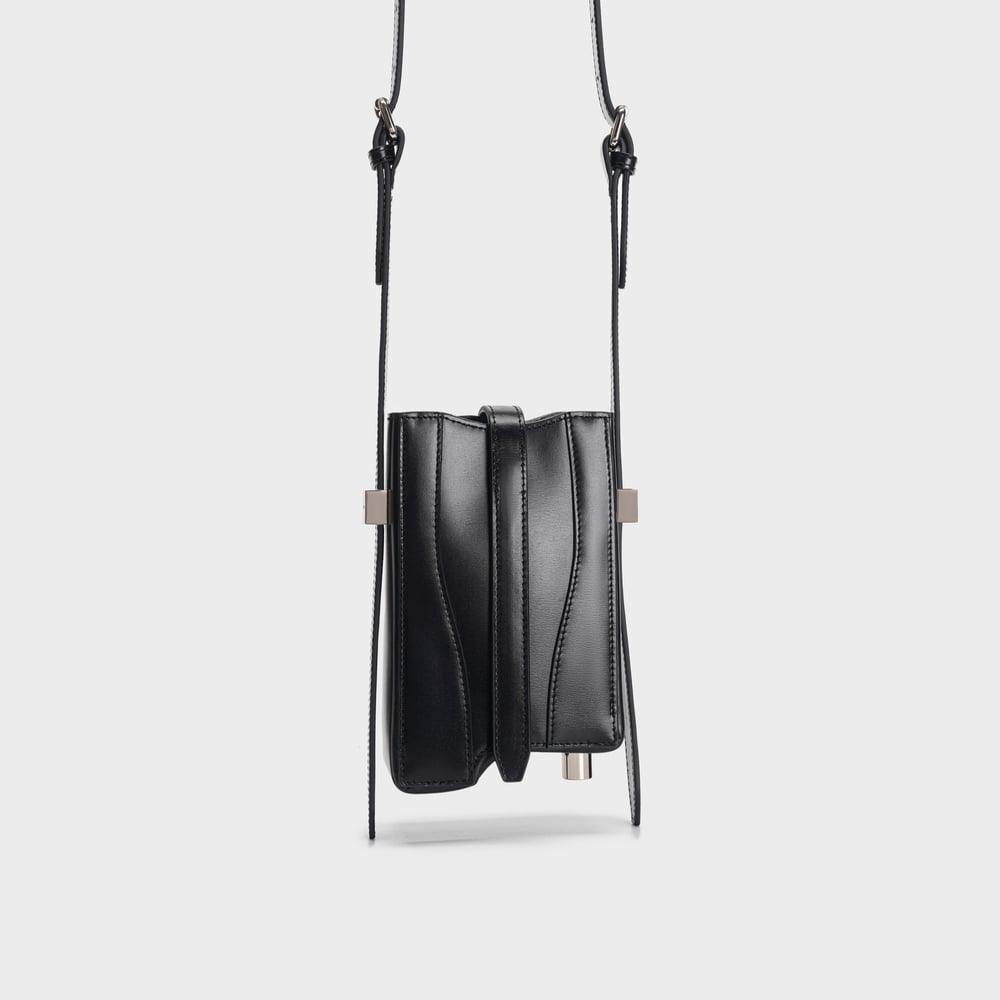Image of KAKY - 04 Cuboid Phone Pouch (Black)
