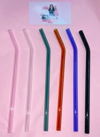 Bent Glass Straws 