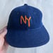 Image of KM Style NY Indigo Sashiko Ball Cap 002