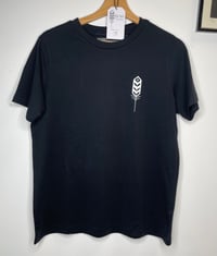 Image 2 of t-shirt noir croco blanc 