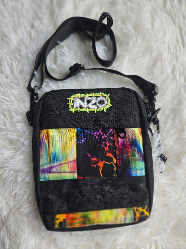 Inzo Patchwork Crossbody Bag