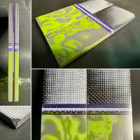 Image 1 of Layered CF/G10 & Burl G10 Segmented Knife Scales