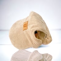 Image 1 of Beige Corduroy Pet Hat