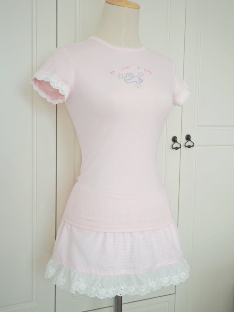 I'm just a girl baby tee Image 2