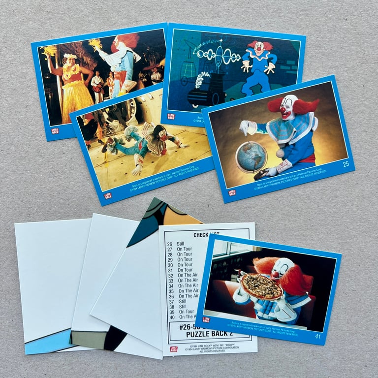 ROYAL FAMILY 1993 / BOZO THE CLOWN 1994 TRADING CARDS Image 5