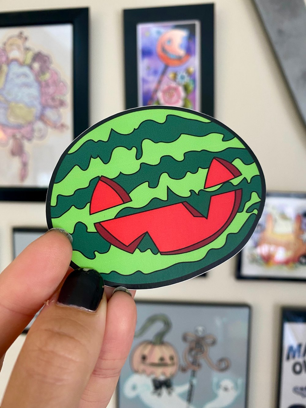 Jack o’ Melon Sticker/Magnet