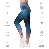 Image 3 of Galaxy Leggings With Pockets!