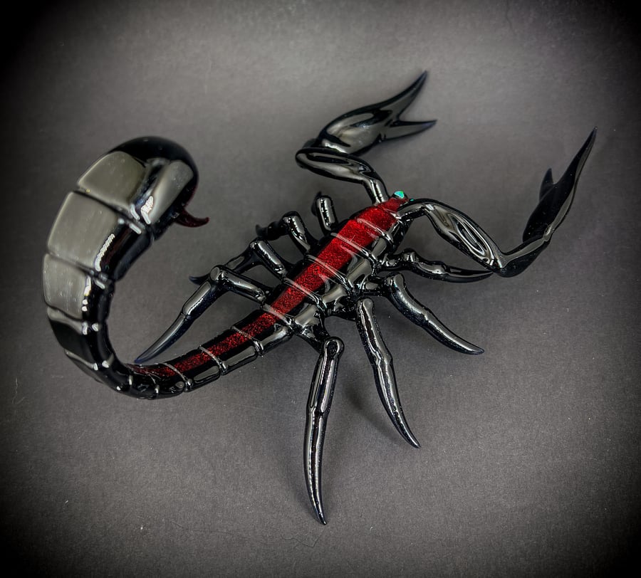 Image of Black & Red Dichroic Scorpion