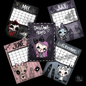 DirtyDolls Calendar 2025! Digital 