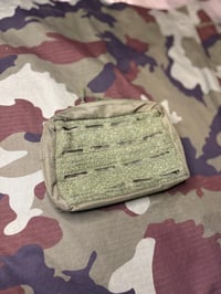Image 4 of MIL-TEC Lazer Cut Small MOLLE Pouch OLIVE
