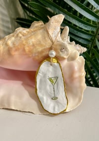 Martini Oyster Shell Ornament